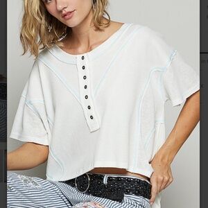 🎉 POL “ Pearl 2 “ POL Thermal Top with Strap Back Detail